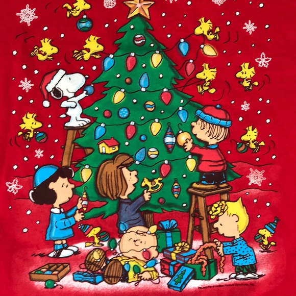 Charlie Brown snoopy Christmas shirt - Picture 3 of 5
